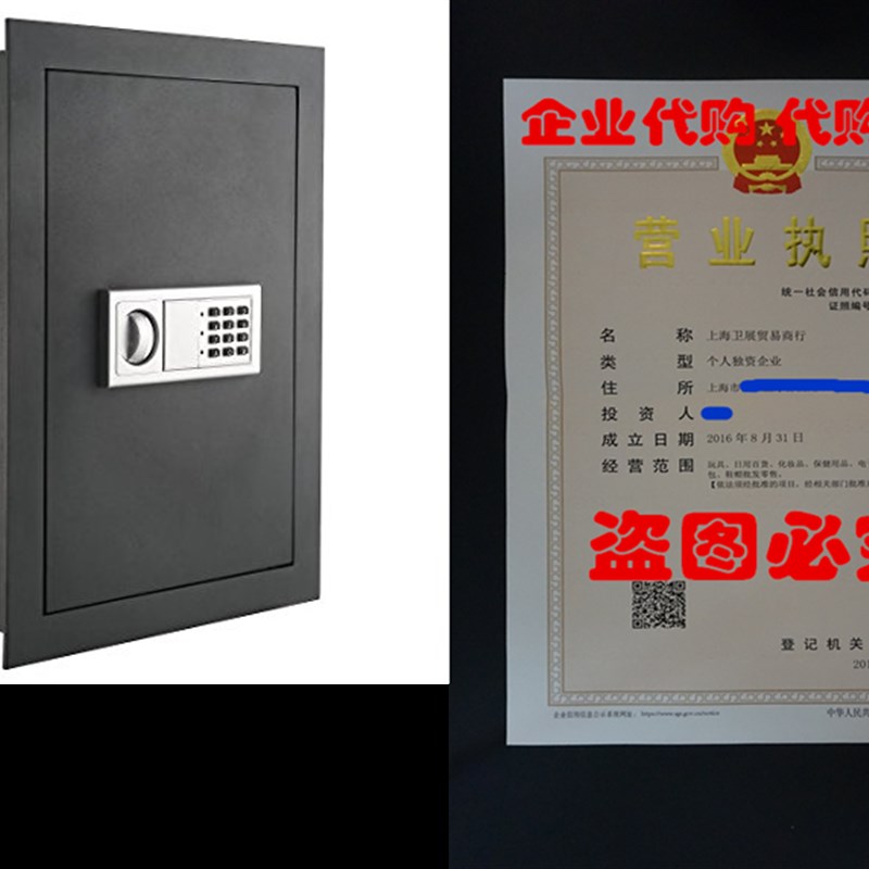 Paragon 7725 Flat Superior Electronic Hidden Wall Safe .83