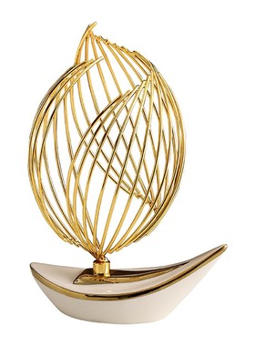 一帆风顺帆船摆件办公室桌搭好物现代家居客厅酒柜高级感软装饰品