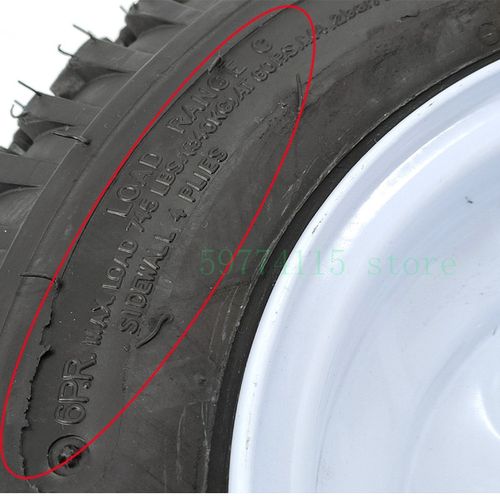 Size 4.80/4.00-8 Tubeless Tire Parking Turntable Tire 400-8
