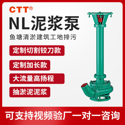 四寸泥浆泵 7.5千瓦泥浆泵 NL泥浆泵型号 工地排污泥浆泵