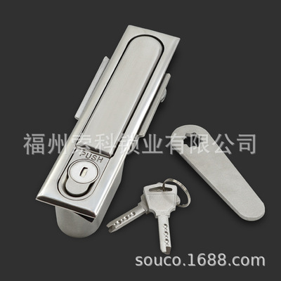 不锈钢锁具电柜锁配电柜门锁 开关柜 MS490机柜门锁特殊门锁 MS81