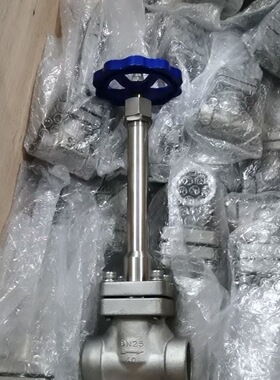 DJ61F-40P不锈钢低温截止阀 低温液体贮运设备阀门 -196°C加长杆