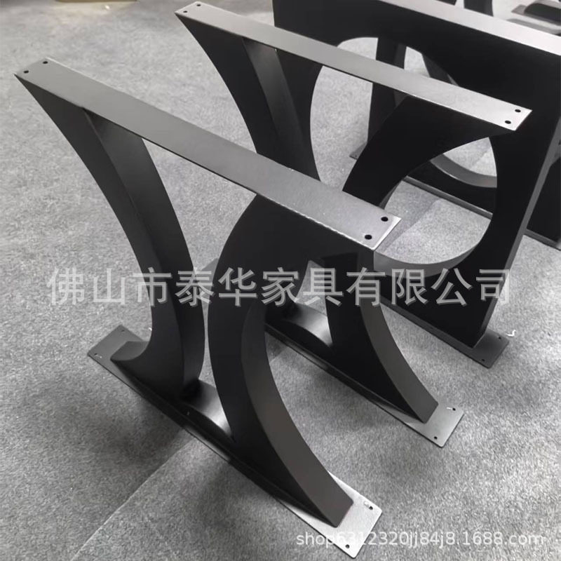 美式铁艺桌腿桌架批发