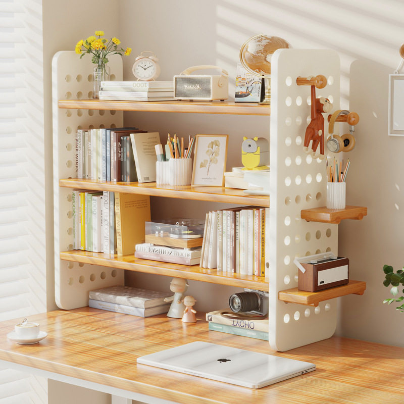 桌面书架桌上置物架办公室工位整理改造小型多层书桌台面收纳架子,3C数码配件,其它配件,淘宝优惠券,粉丝福利购,淘宝优惠卷