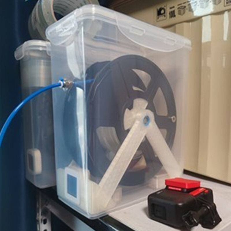 4L5.8L米桶3D打印机耗材干燥箱双层密封圈防潮箱1KG装料盘PLA中高