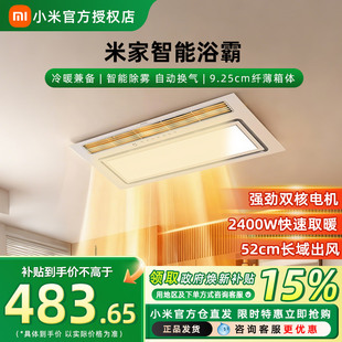 小米米家智能浴霸照明灯排气扇风暖一体卫生间 政府补贴15%