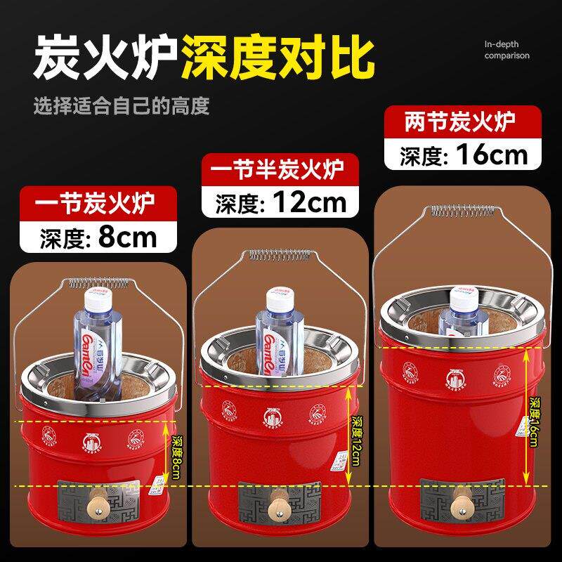 煤家2CIT节万节炉传统节能蜂窝室煤藕煤炉子煤炭内火炉取暖烤火炭