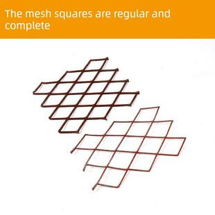 菱形钢板网网、焊边踏板保、护网护栏围网BSR、红脚漆、防锈钢丝