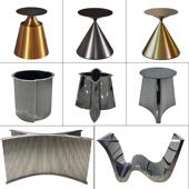 属意式 约极简轻奢现代简定制金餐桌架30160子台架桌腿支架撑不锈