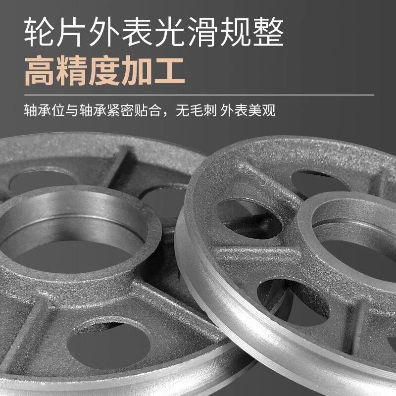 电动吊车门吊钩滑起重机车内轮1/2/3/5/1行0t吨龙吊轮LHN配件槽轮
