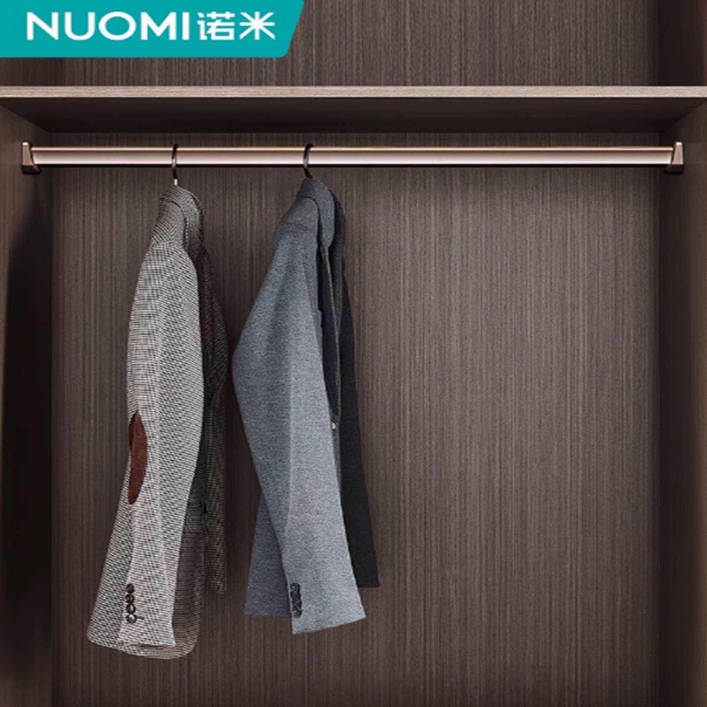 NUOMI衣/柜挂衣杆衣横杆柜子衣衣杆托加厚/铝合金晾橱杆挂衣架