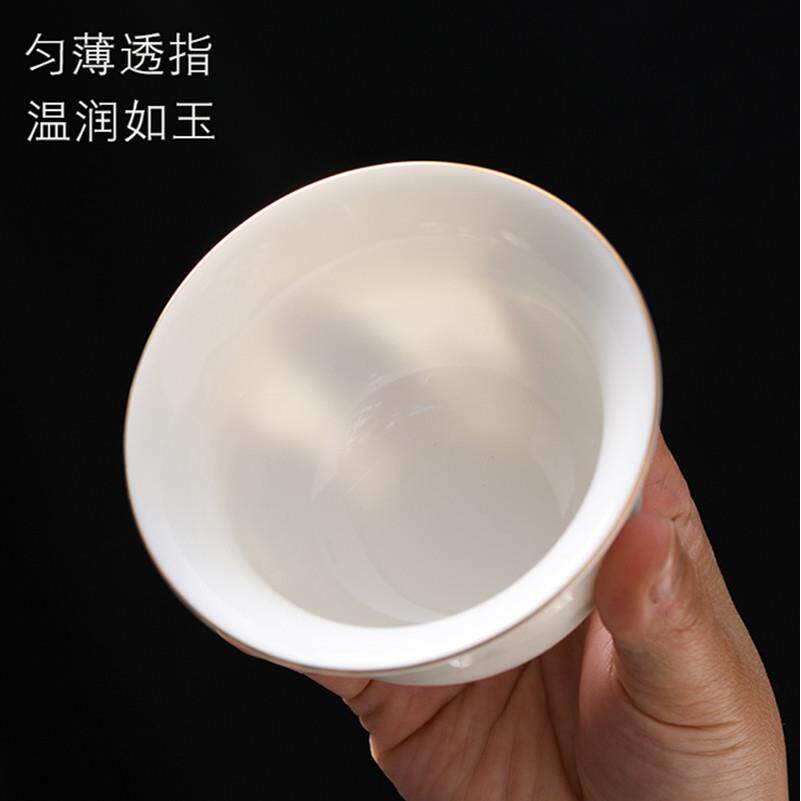 盖碗档茶个杯单高手工胎茶壶冲罐泡茶20231030器茶具功夫防烫羊薄