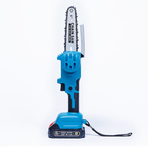新电链锯6寸8寸锂电锯小型迷你家用充电式无线锂电锯源头工厂直发