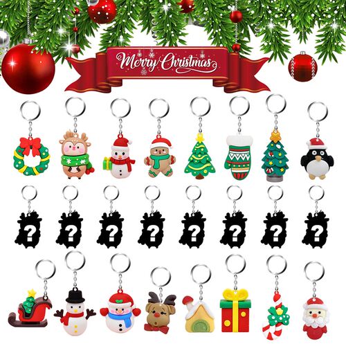 极速Advent Calendar 24 Days Countdown Calendars With Keychai