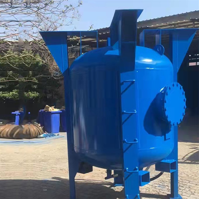 闸门翻新喷砂机 钢结构除锈移动喷砂设备 小型自动喷砂机械