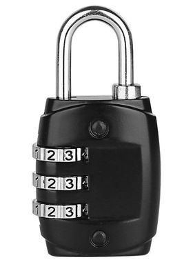 伏兴FX208三位密码挂锁出国旅行拉杆箱揹包锁宿舍健身房收纳柜门