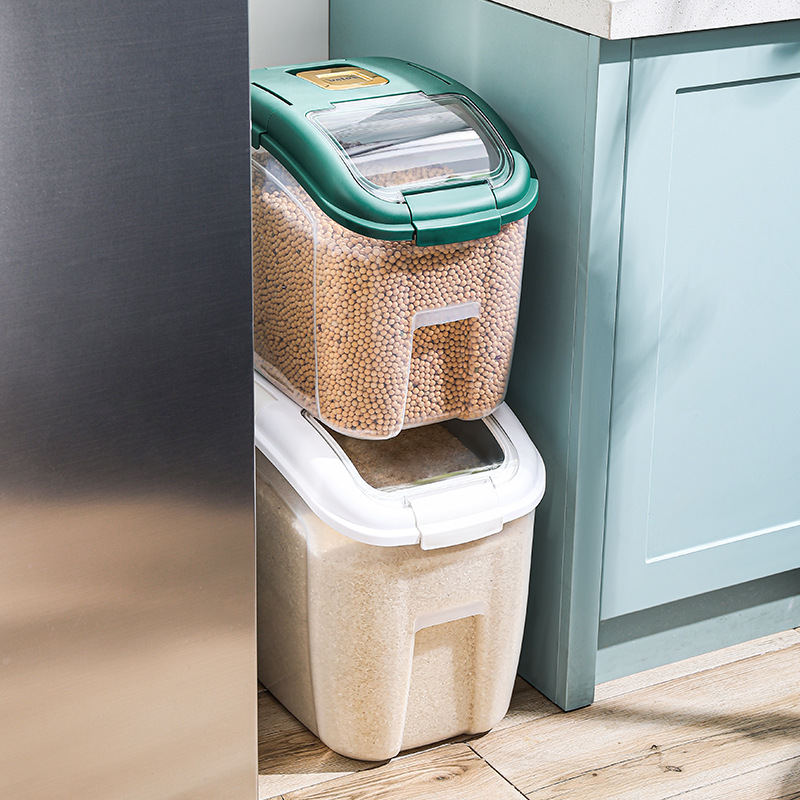 家用大容量米桶防虫防潮密封食物储粮箱猫粮储物家用收纳桶