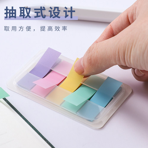 极速100Sheets/Pack Colorful Fluorescence Index Sticky Notes