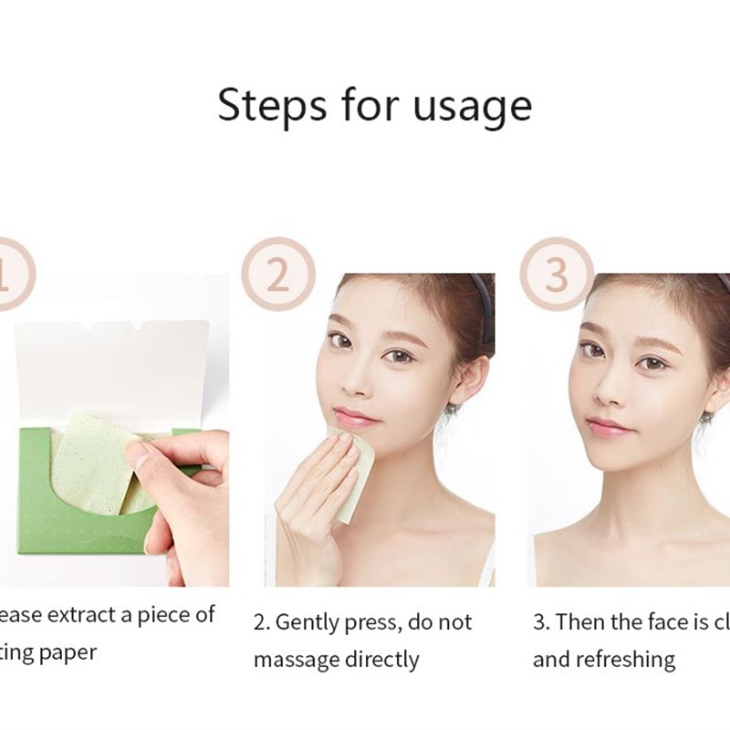 200 400PCS Face Oil Control Absorbing Film Blotting Paper C