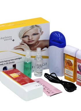 Roll On Wax Heater Set Melt Depilation Hair Removal Machine