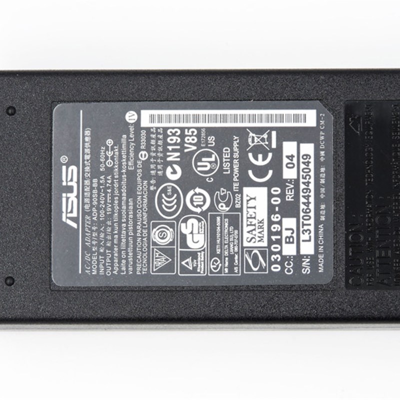 华硕原装电源适配器K42 A43S A55V K550D 19V4.74A笔记本充电器线