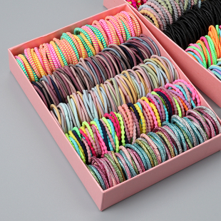 Hair bands Elastic 100pcs Rubber Color lot Candy newNew Girl