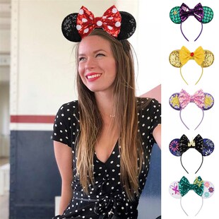 Fashion Sequin 极速Summer Women Headband New Ears 2022 Mouse