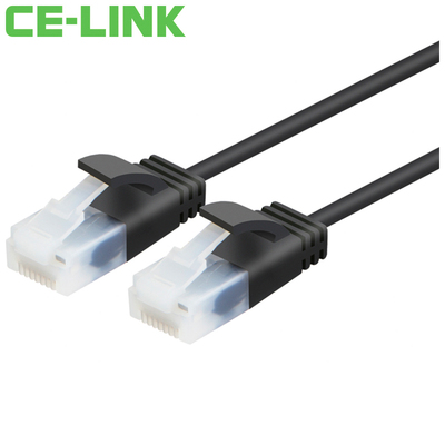 极速。CE-LINK 1544 CAT6A网线 细网线 0.5米超六类UTP高速网络跳