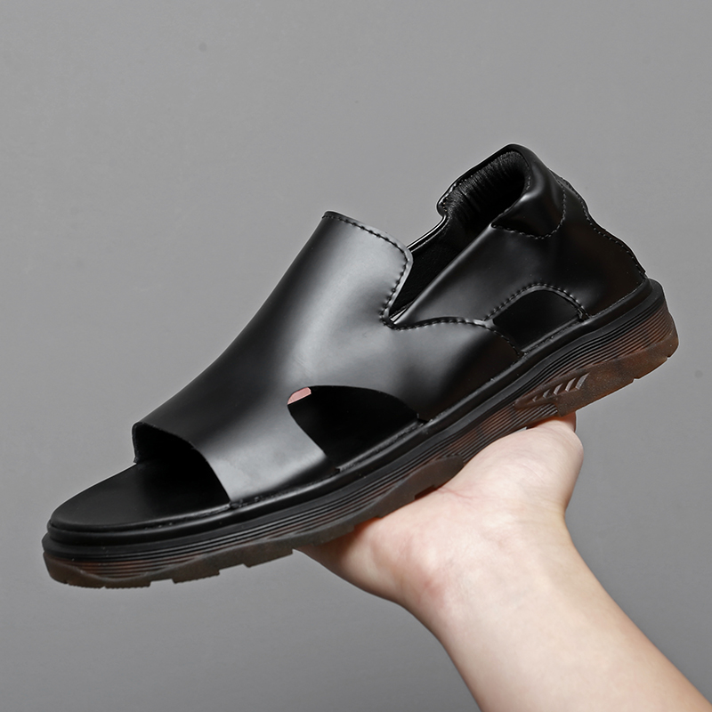 2021 Summer New Mens PU Leather Comfortable Sandals You