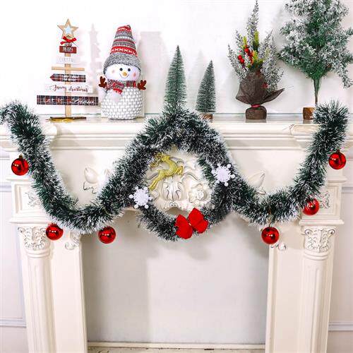 极速圣诞挂件彩带毛条2023晚会装扮元旦装饰场景布置教室派对拉花