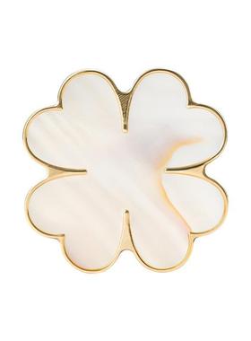 镶彩贝白贝螺钿铜镇纸日韩拼色文房工艺品毕业季礼品摆件装饰