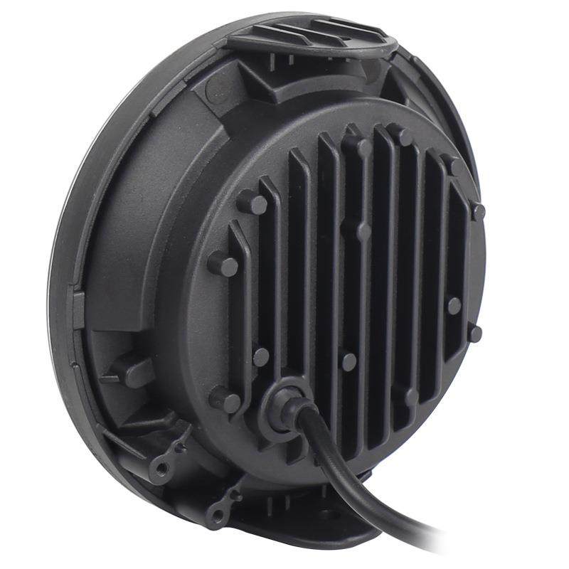 摩托车大灯厂家现货7寸改装适用圆大灯摩托车灯头灯