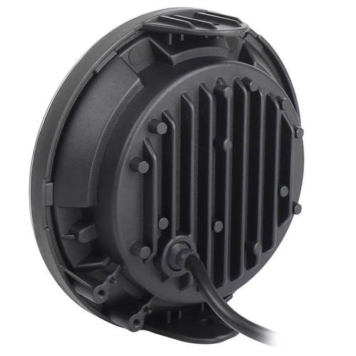 摩托车大灯厂家现货7寸改装适用圆大灯摩托车灯头灯