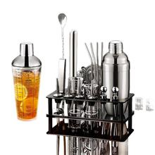 整件04不锈钢雪克杯1000ml工具防漏调酒器带刻度调酒杯厂家直销