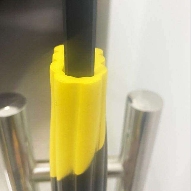 20厘米黄黑警示防撞条可粘贴护墙角黄黑警示防撞条车库车门防撞条