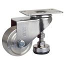 304不锈钢水平调节脚轮2寸3寸4寸带支持脚杯轮子设备轮福马轮