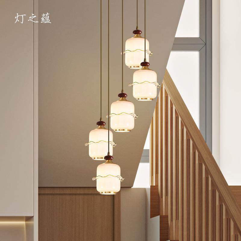 全铜餐厅灯吊灯三头新中式现代简约饭厅吧台灯具创意个性餐吊灯饰,家装灯饰光源,智能吊灯,淘宝优惠券,粉丝福利购,淘宝优惠卷