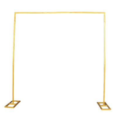 热销方形铁艺拱门架子结婚婚礼舞台背景架婚庆道具花架支架