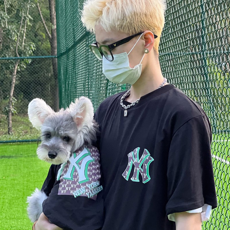 速发亲子装美服中猫型犬柯基比熊泰迪博衣小咪夏季薄款