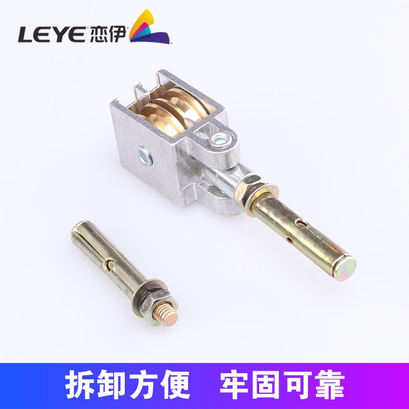 速发升降晾衣通手摇件配架用向轮单杆全铜轮转向器滑轮轮子