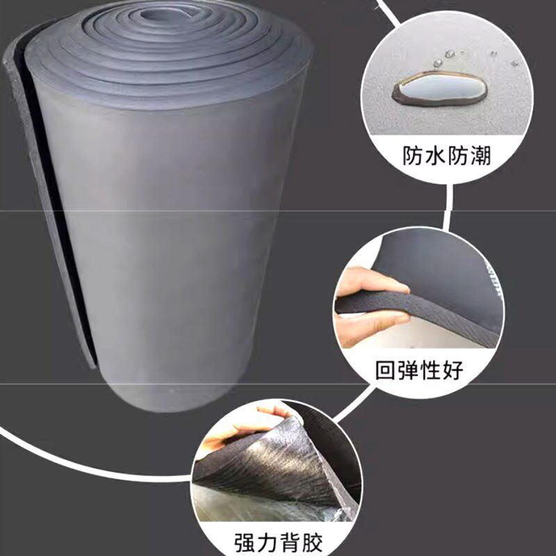 速发挖掘机引擎盖隔热棉装载机钩机不起火铝箔阻燃海绵贴隔音棉