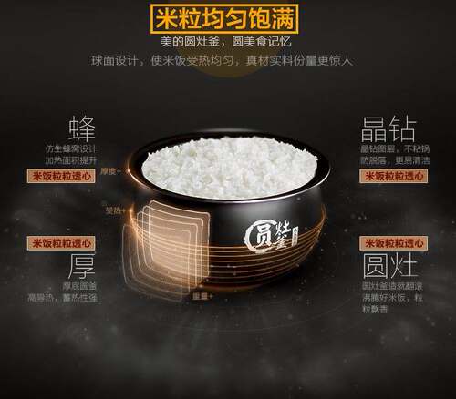 速发B1灶釜4升MB40x52圆C40M5718R新40R2RS40TQ内胆蒸笼品