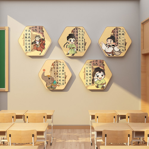 现货速发古幼儿园墙面文化贴纸环创材料主题班级布置教室装饰神器