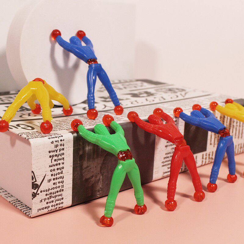 速发儿童小玩具男童爬墙蜘粘人男孩解压翻器蛛手掌男生墙壁粘跳神