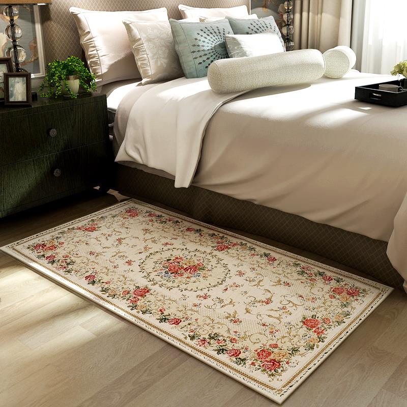 众弘 地毯进门 雪尼尔提花入户玄关 卧室床边 欧式田园门厅可机洗