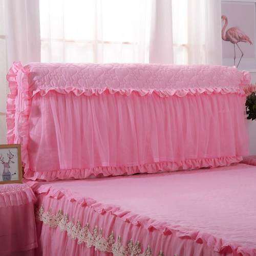 韩式蕾丝全包床头罩夹棉加厚软包床头套皮床头保护罩防尘罩可拆洗