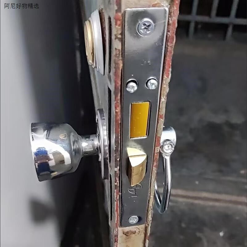 老式防盗门锁申士牌9472锁芯栅栏门大门锁丰收利用申翔纯铜双锁头