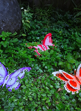 精选花园庭院仿真动物摆件铁艺蝴蝶挂饰创意别墅装饰树上壁挂园艺