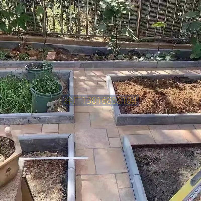 青石板路沿石围边马路牙石挡泥花园庭院菜地花坛条石侧石材路缘石