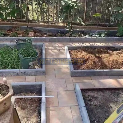 青石板路沿石围边马路牙石挡泥花园庭院菜地花坛条石侧石材路缘石